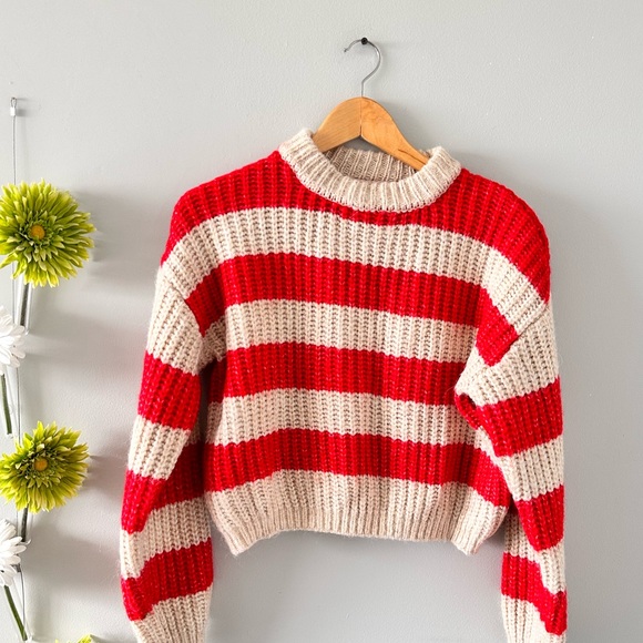 ❌SOLD❌ZARA | Striped soft sweater - Picture 4 of 8